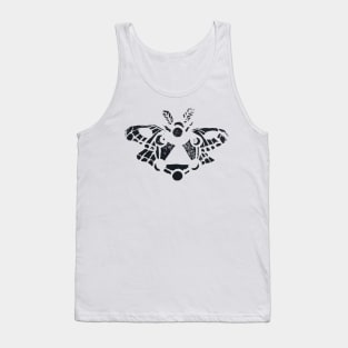 ALCHEMICAL MOTH Witchy Nature Lover Linocut Illustration Tank Top